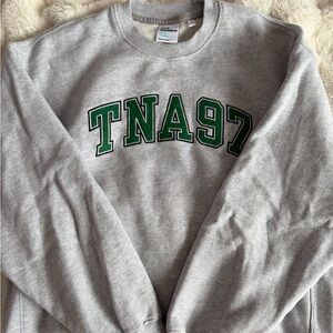 Gray TNA Crewneck
